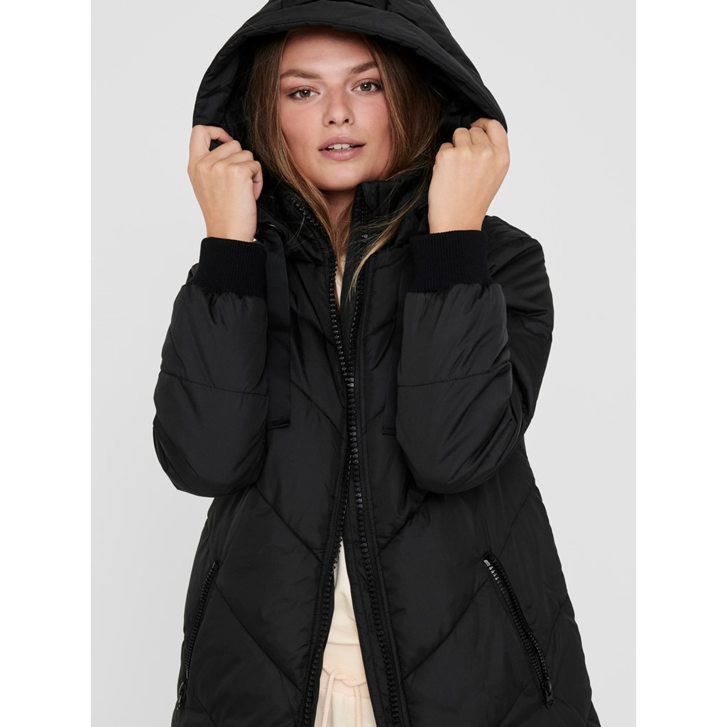 jdy skylar padded hood jacket